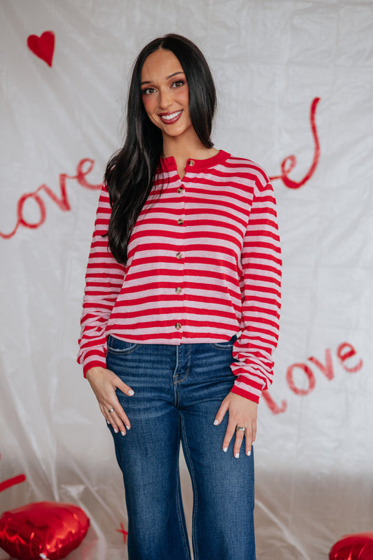 Ellen Striped Cardigan
