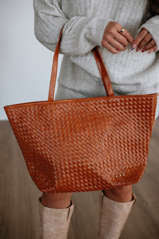 Keeley Tote Bag - Cognac