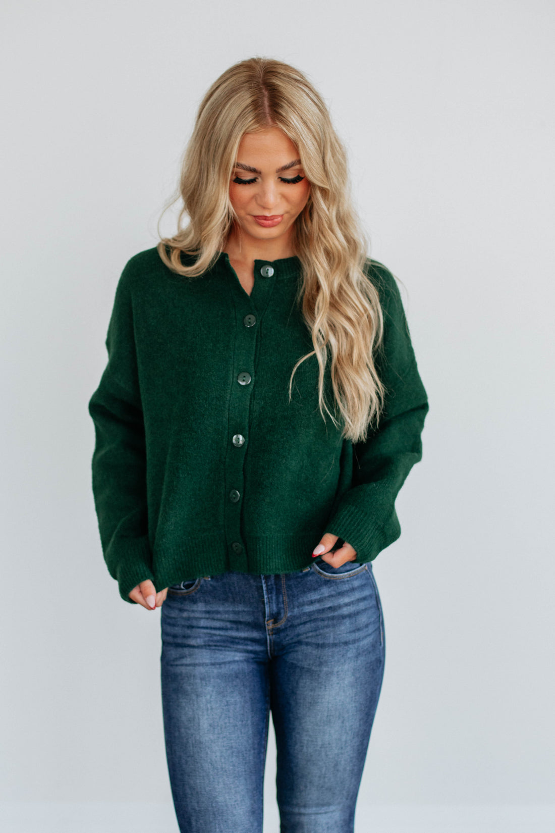 Kassi Cardigan - Forest Green