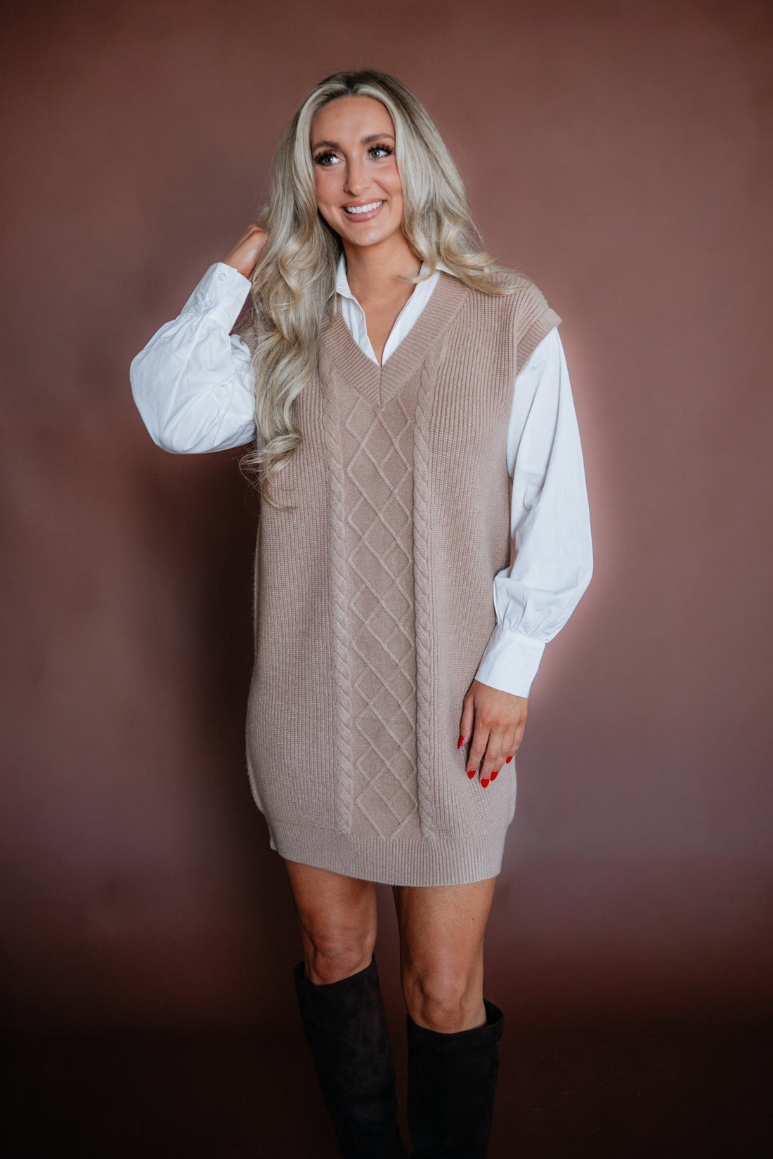 Jaime Contrast Dress