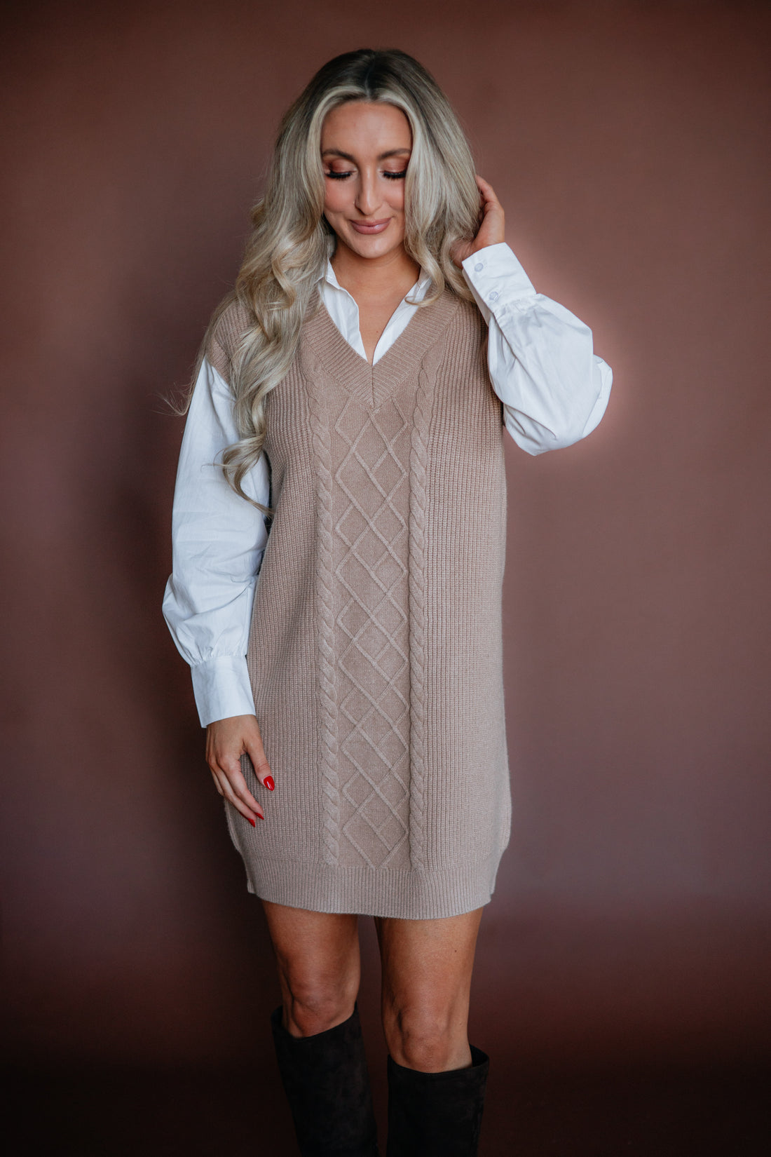 Jaime Contrast Dress