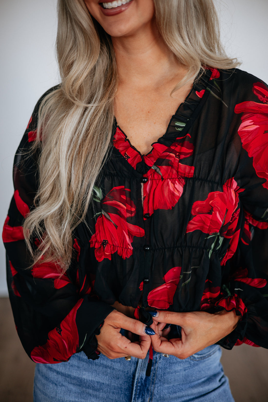 Nadalia Floral Blouse