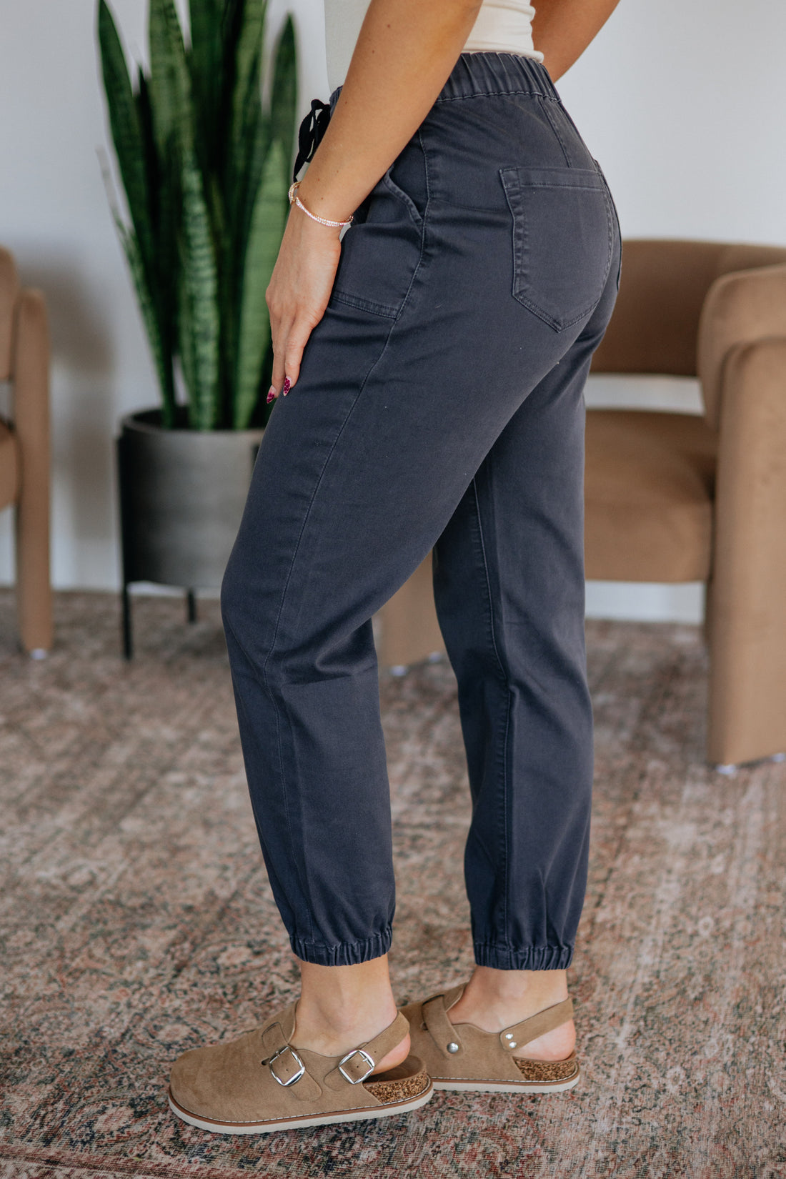 Drea Mica Joggers - Vintage Black