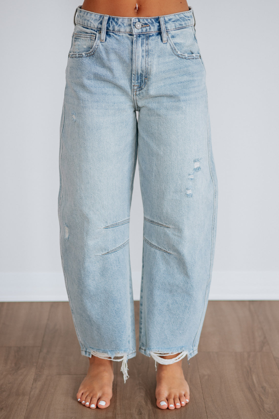 Sammie Hidden Jeans - Vintage Light Wash