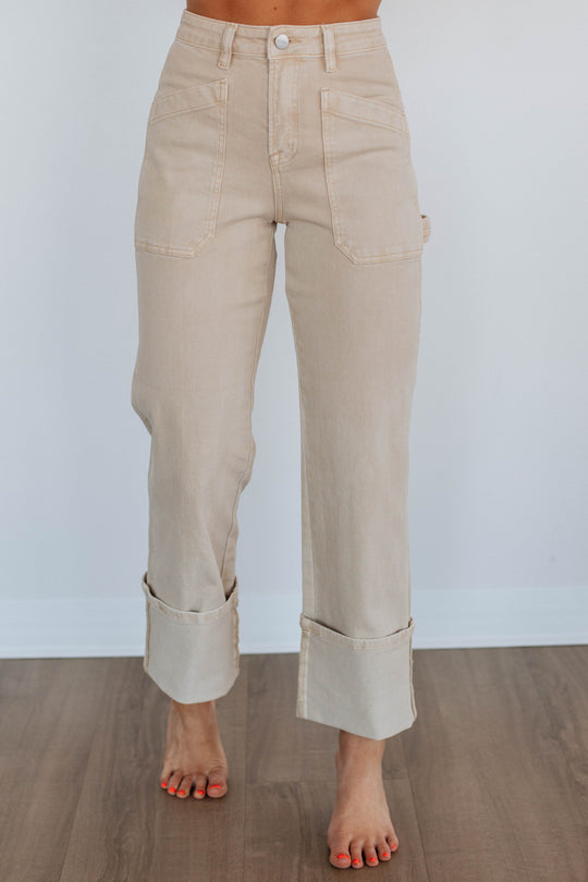 Erin Risen Jeans - Khaki