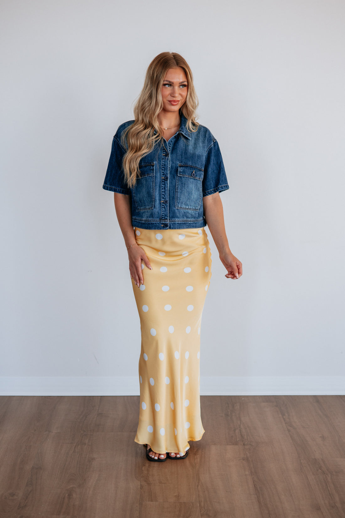 Audley Risen Denim Top