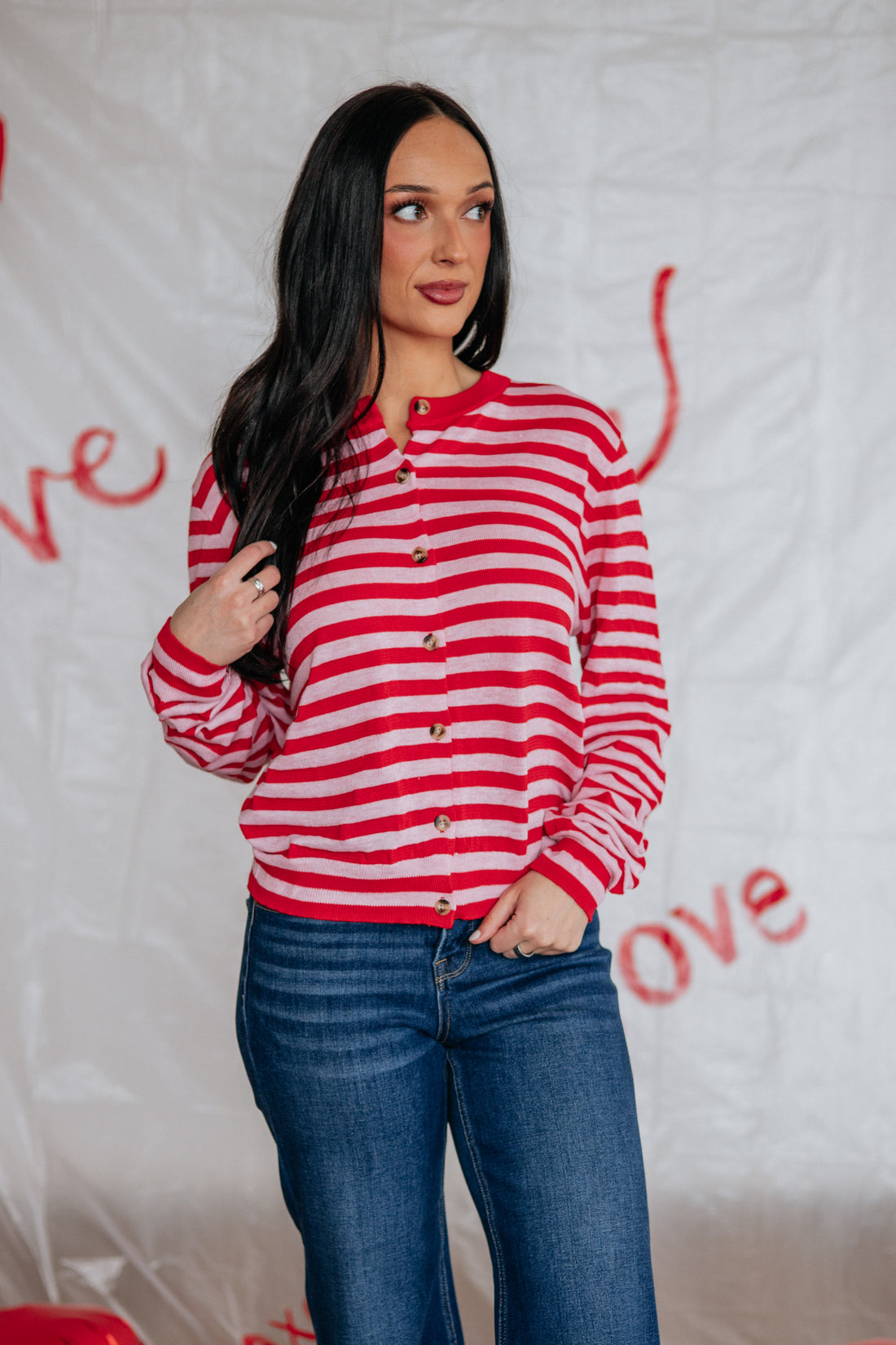 Ellen Striped Cardigan