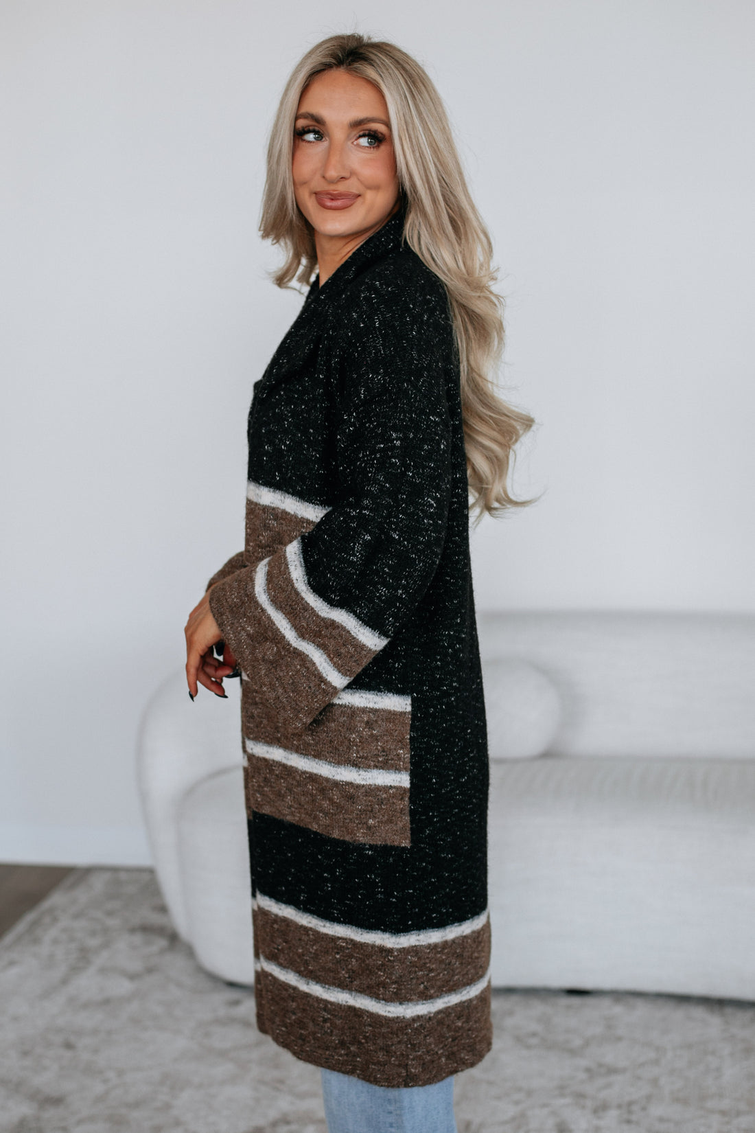 Lowell Striped Cardigan