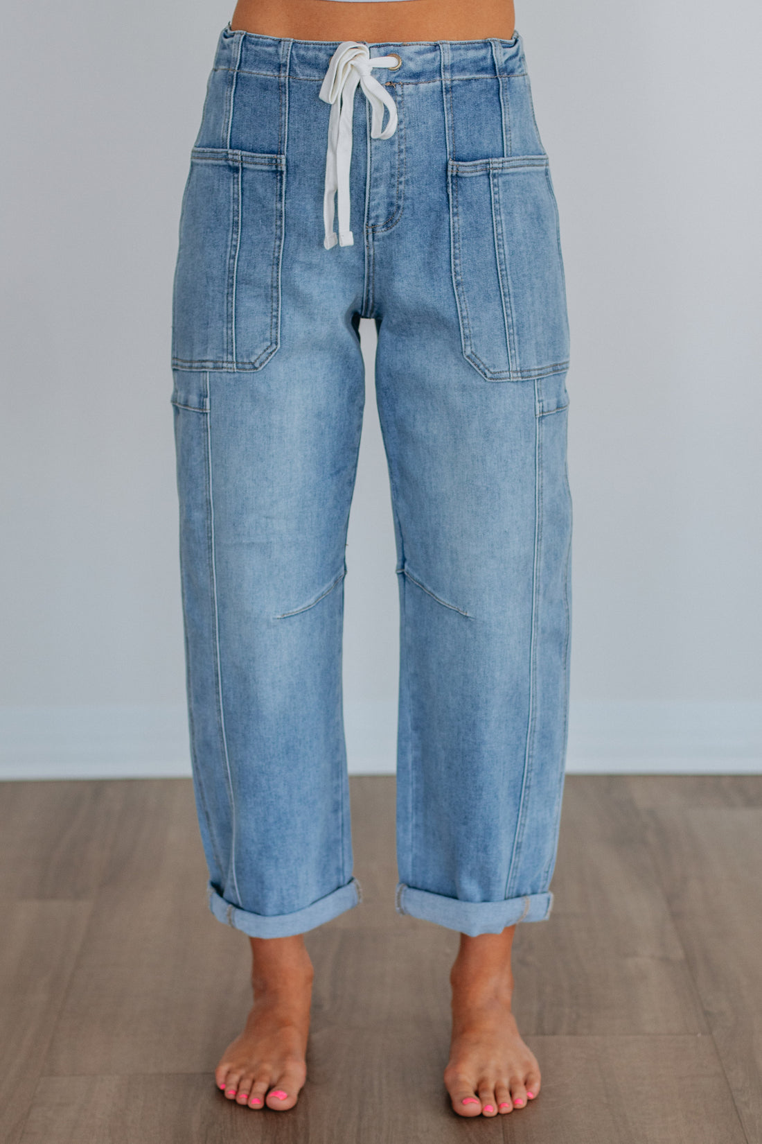 Kodi Risen Cargo Jeans - Light Wash