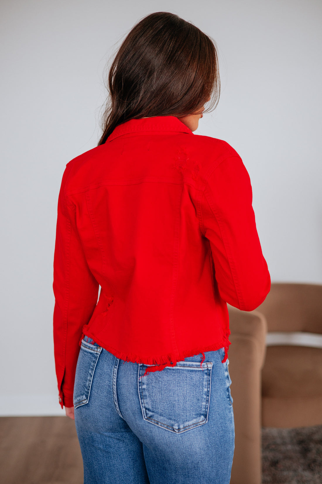 Gemma Risen Denim Jacket - Fiesta