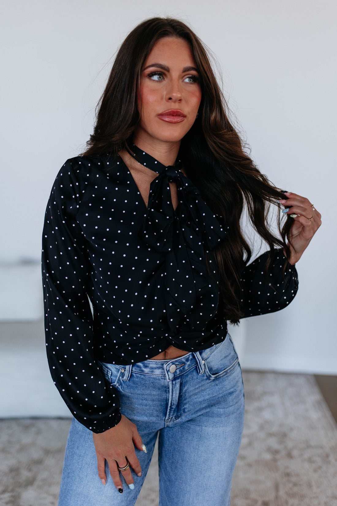 Adrielle Satin Top