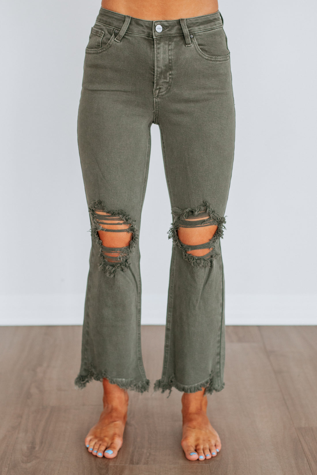 Rudy Risen Jeans - Dark Olive