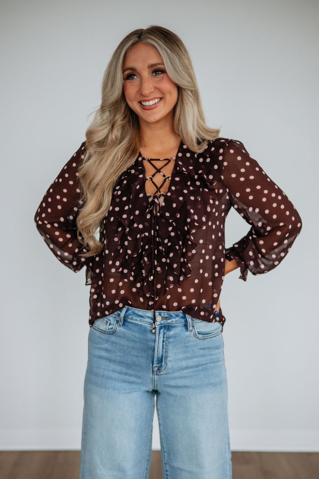 Robin Polka Dot Top