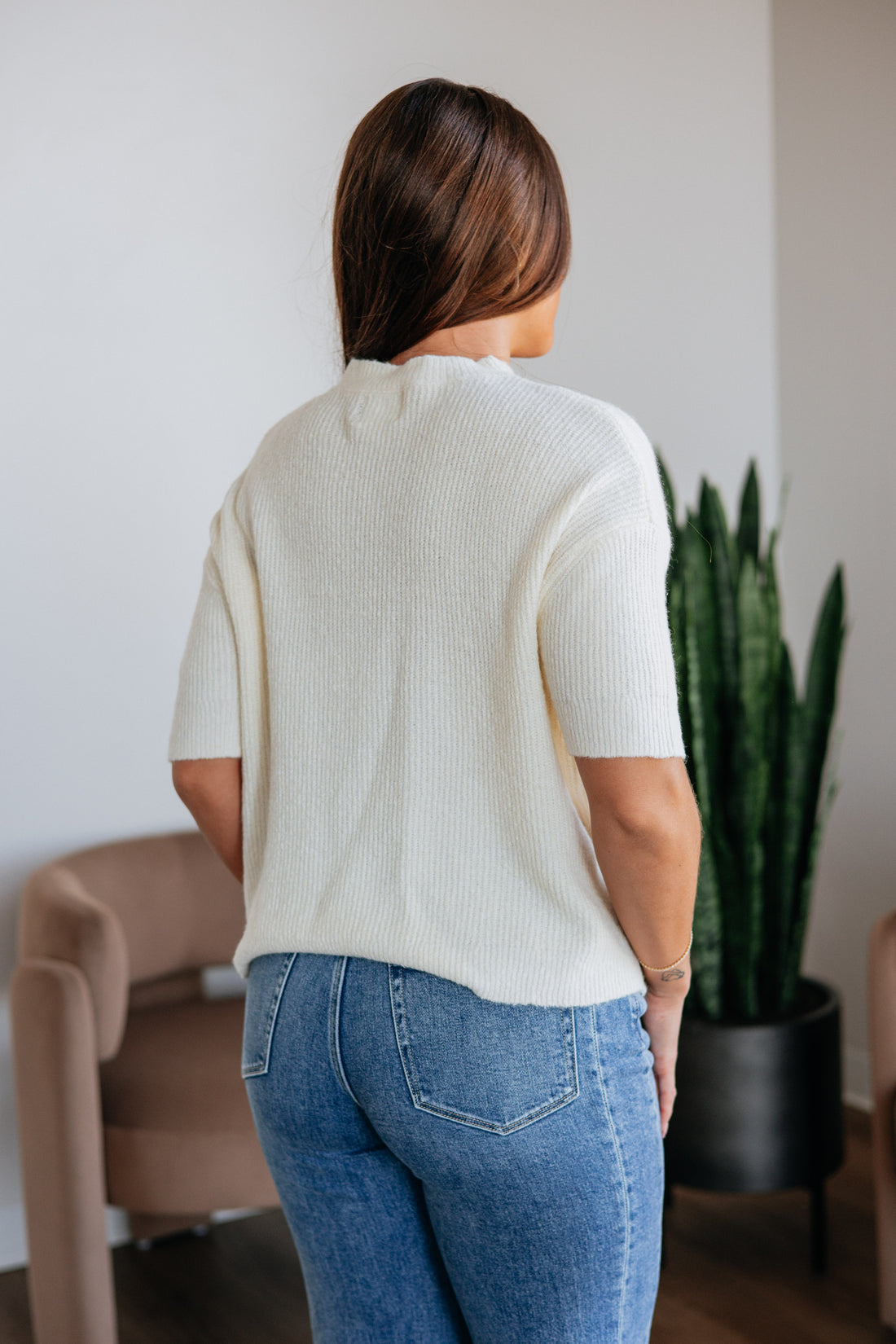 Auden Sweater Top - Cream