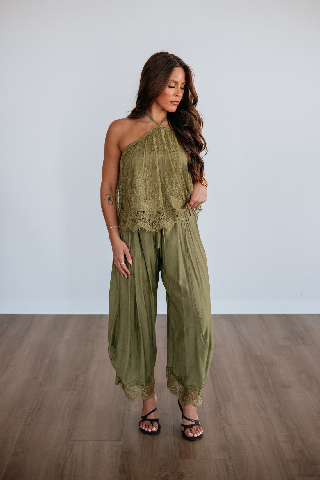 Emeline Lace Halter Top