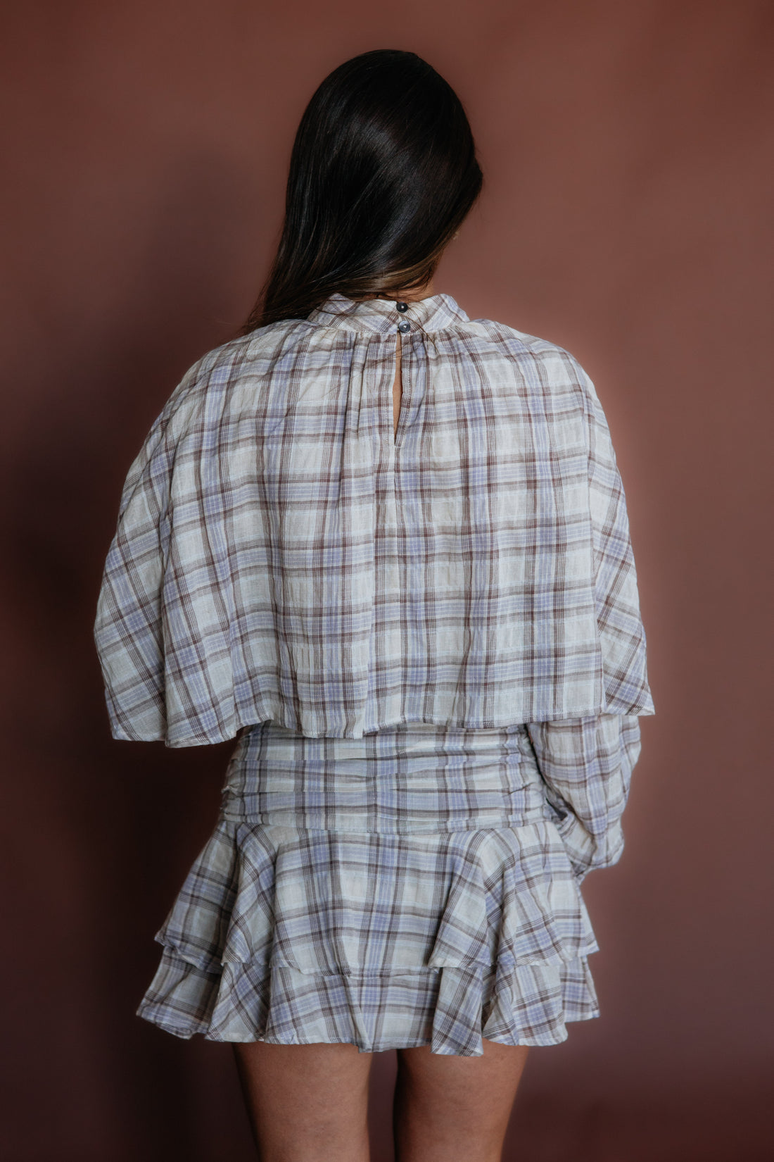 Carlotta Plaid Blouse