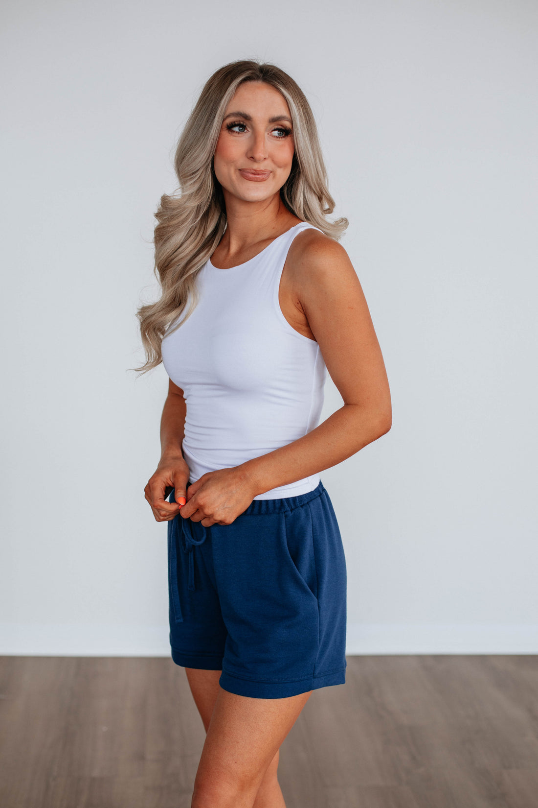 Gracyn Lounge Shorts - Navy