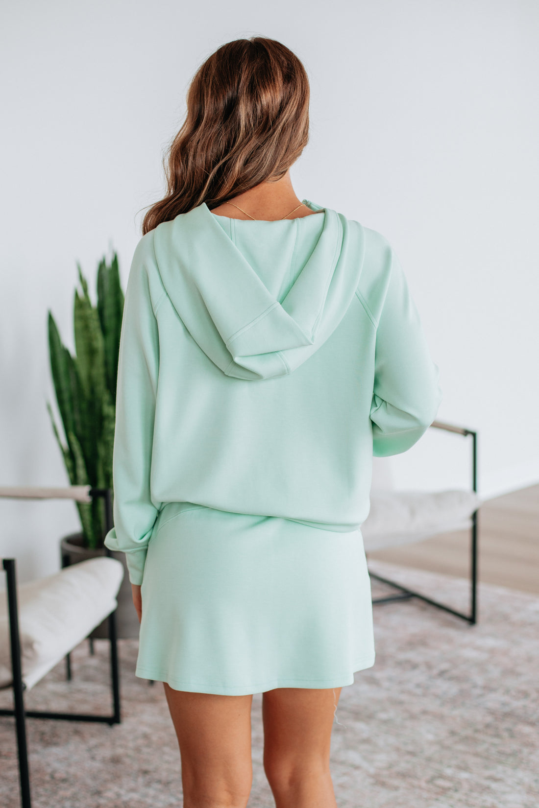 Aubrie Half-Zip Pullover - Mint