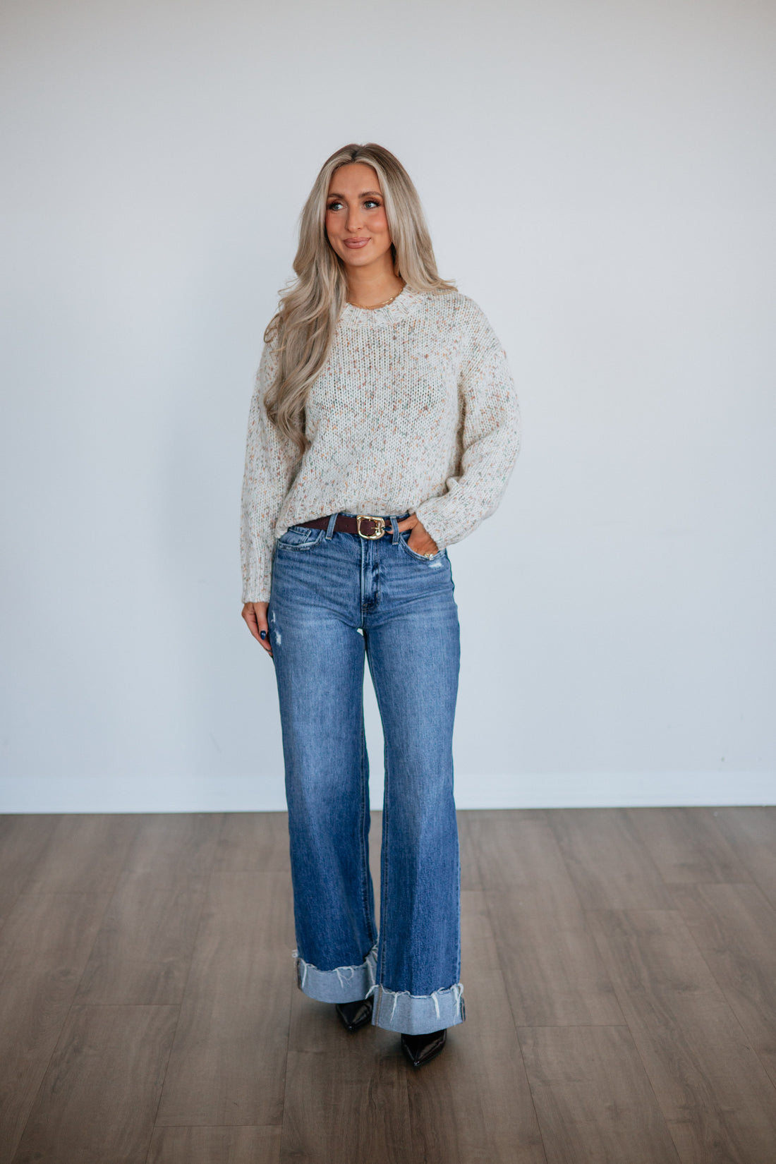 Casi Speckled Sweater