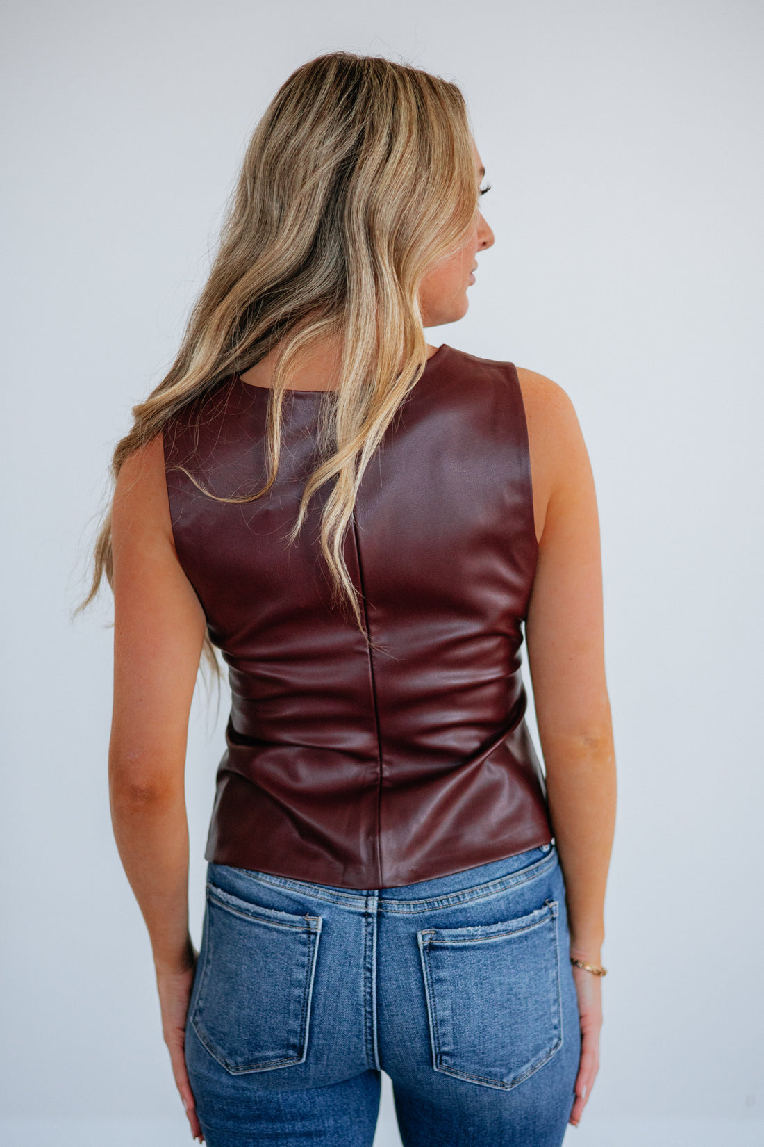 Lovelle Leather Top