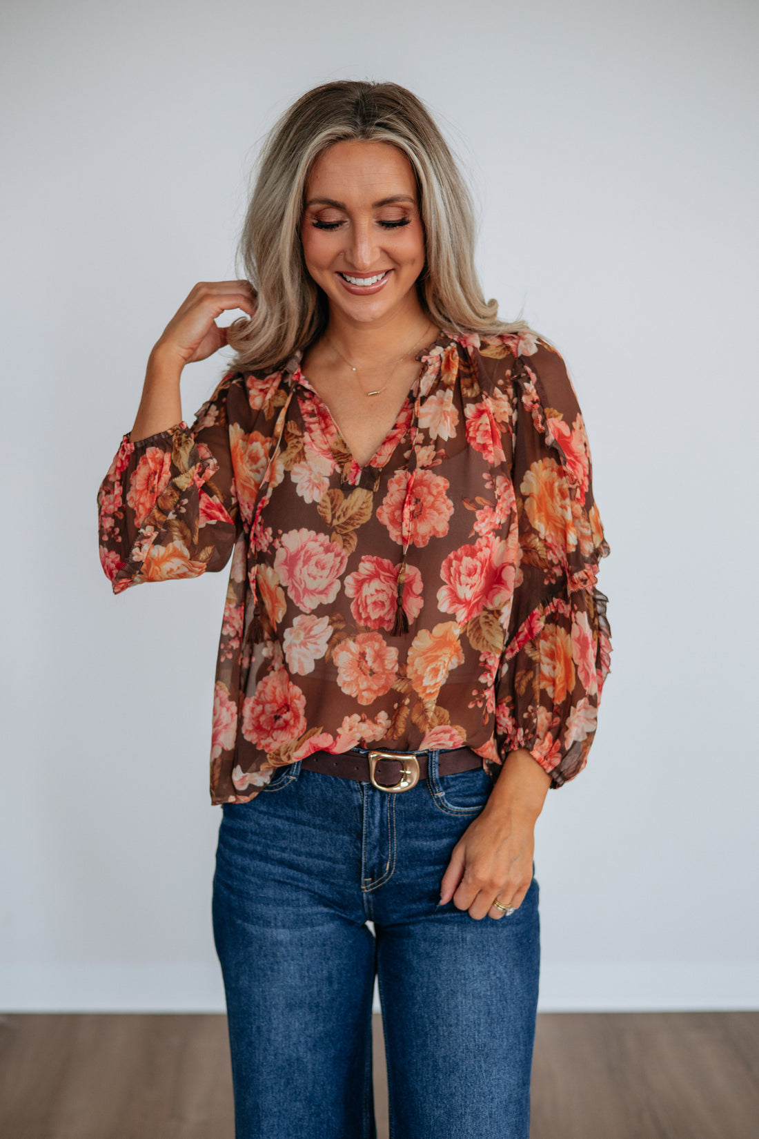 Paislee Floral Blouse
