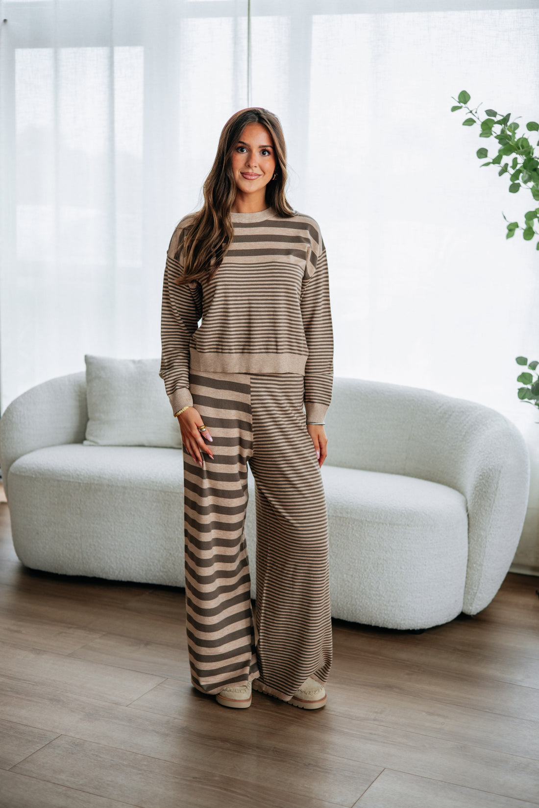 Leni Striped Pants