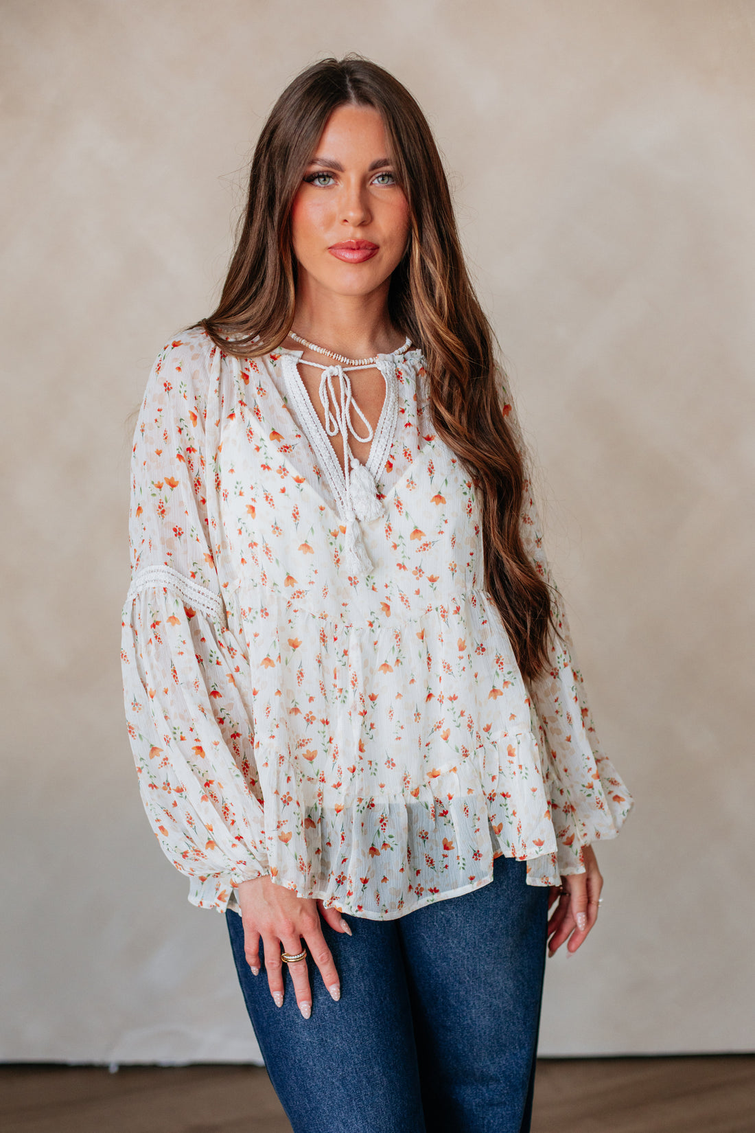 Astriella Floral Top