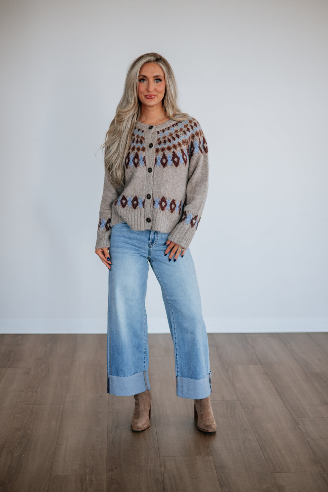 Jazmen Fair Isle Cardigan