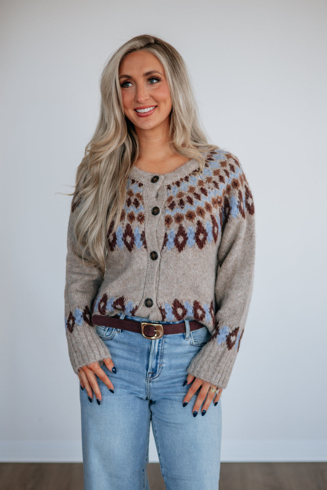 Jazmen Fair Isle Cardigan
